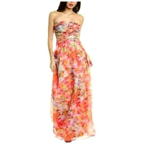 Ramy Brook Dresses & Skirts - Ramy Brook Sierra Tie Dye Strapless Gown Size 2 New